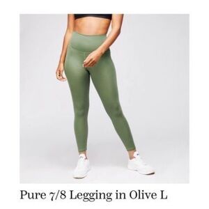 Olive High-Waisted Leggings